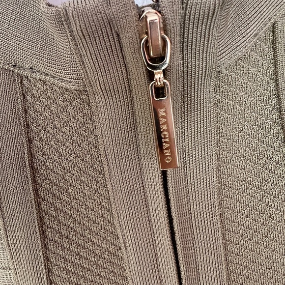 Marciano Olive Green Bandage Mini Dress - Picture 4 of 6